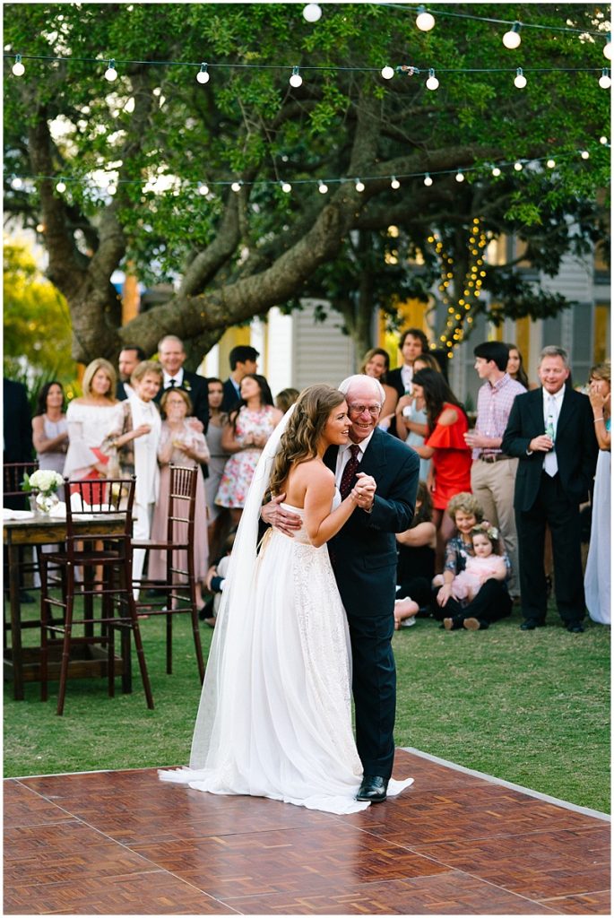 outdoor 30a wedding dancing