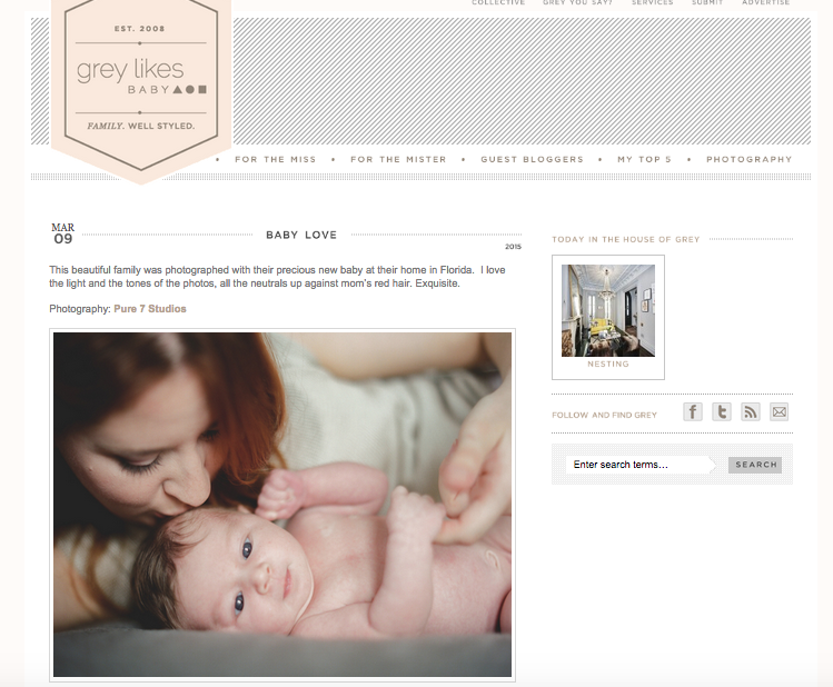 FEATURED FRIDAY | Pure7 Studios Baby Portraits